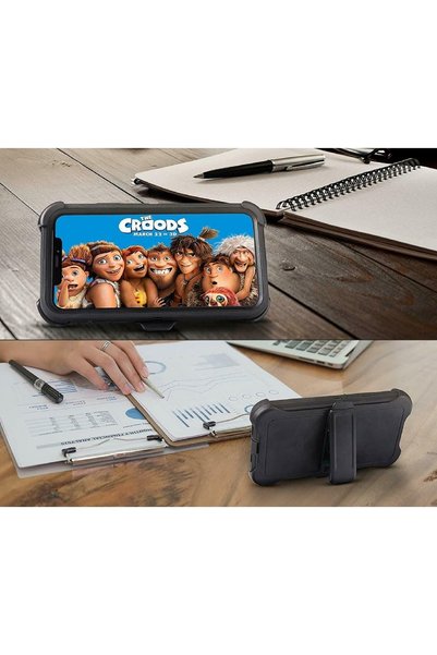 Şıktek iPhone 12 Promax Strength-Resistant Full Case Otterbox Defender Series 12 Promax Full Case