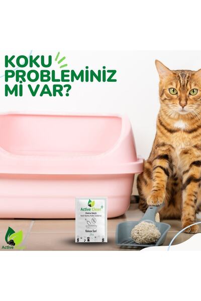 Active Clean Kedi Kumu Koku Giderici 25 G 5'li Set