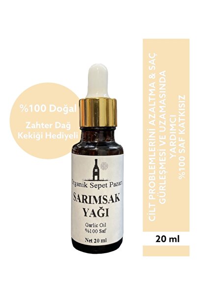 Organik Sepet Pazarı Sarımsak Yağı 20 ml