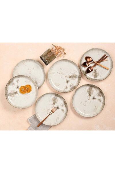 ASTERA طقم أطباق مسطحة من بورلاند ري جين سالدا 6 قطع 21 سم