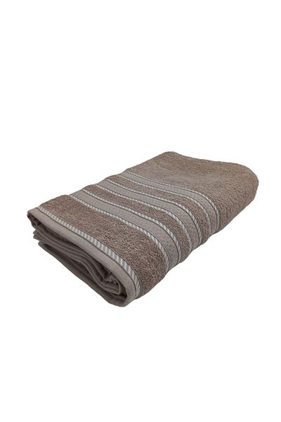Softplus 100% Cotton King Size Stripe Patterned Bath Towel