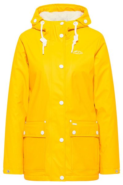 Icebound Regenjacke ve Sahte Kürk Innenfutter şehir yağmuru