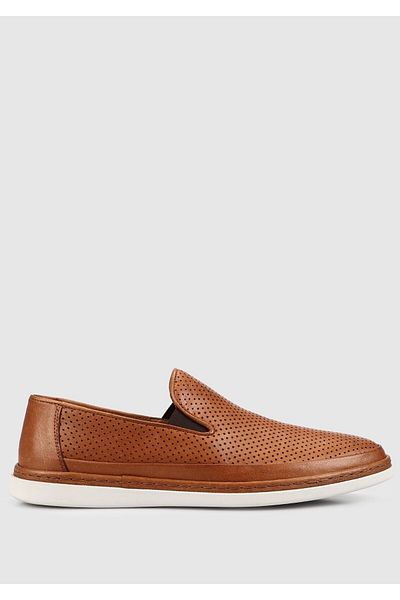 Eclipse Men's Black Leather Shoes