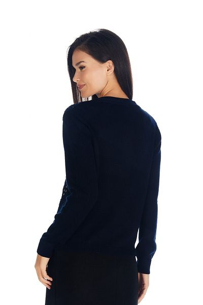 Solo Luxury Knitwear Cardigan - Crystal Stone Detailed and Handcrafted