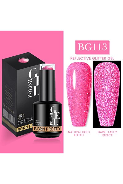 Born Pretty Pro New Serıes 15 Ml Reflectıve Flash Uv Gel ( Yeni Seri Reflektö...