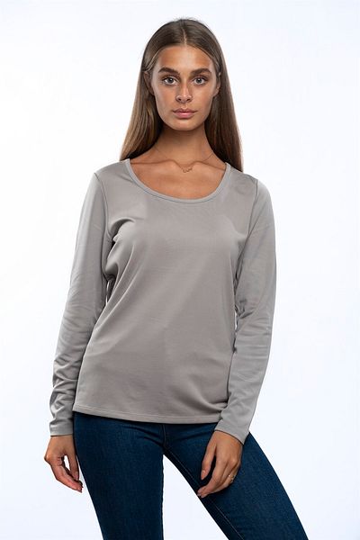 Miss Murem Wide Collar Raised Blouse-smoked