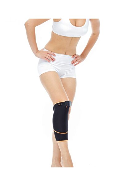 ORLEX Neopren Sporcu Patella Destekli Düz Dizlik Beden S