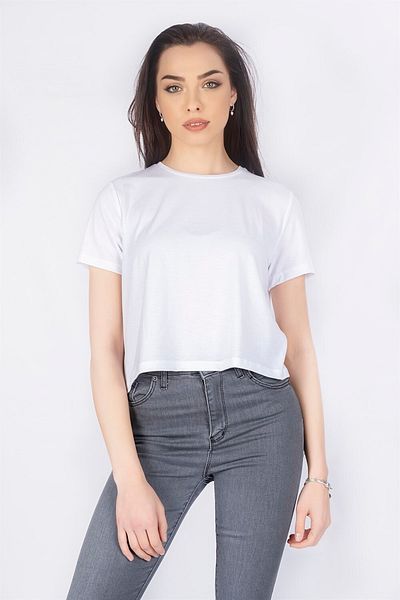 Miss Murem Casual Basic Blouse-white