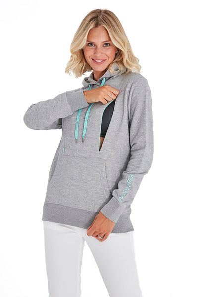 Accouchee Gray-mint Easy Breastfeeding Sweatshirt