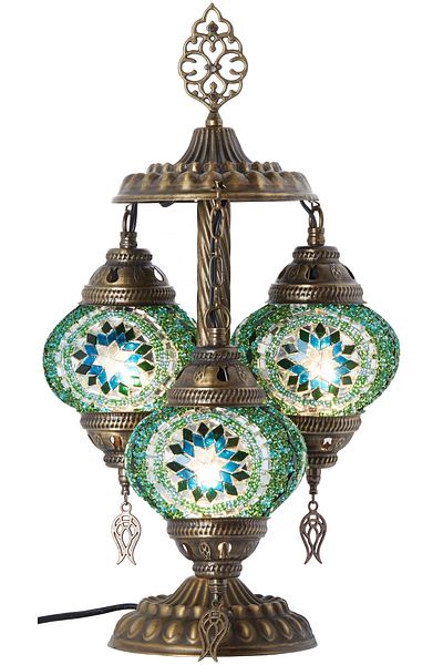 Demmex Mosaic Mini Desktop Floor Lamp 3'' Authentic Lamp Decor Lampshade