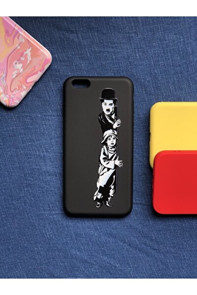 izzytech حافظة إطلاق تشارلي شابلن المتوافقة مع هاتف Iphone 6 Plus أو 6s Plus