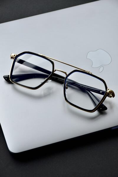 LOOKUP NEW Mavi Işık Korumalı Gözlük Optik Uyumludur Unisex Anti Light Imaj C...