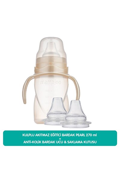 Mamajoo Eğitici Bardak Pearl 270 ml  2li Antikolik Bardak Ucu