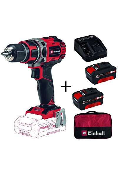 Einhell Te-cd 18/50 Li Bl Akülü Vidalama + 2x4 Ah Starterkit + Bez Çanta