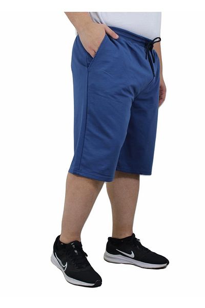 MocGrande Indigo Large Size Rugged Lycra Capri - 23604