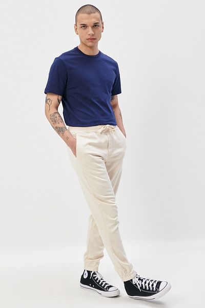 Lee Regular Fit Normal Cut Off White Sweatpant Sweatpants