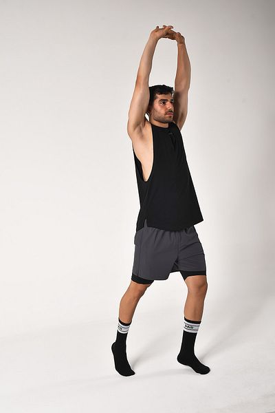 Whitefin Tights Shorts Gray
