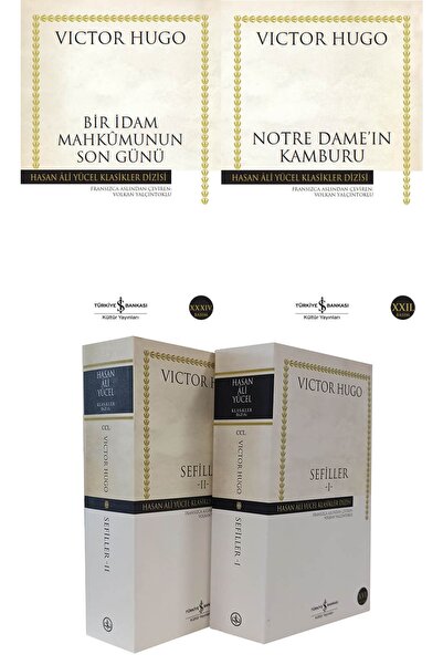 TÜRKİYE İŞ BANKASI KÜLTÜR YAYINLARI Victor Hugo Set