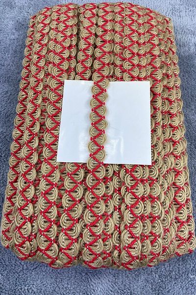 Hobigram Wicker Water Stone Ram Horn Red Striped Decorative Strip – Decorative Strip, Stylish Design – Dekorati