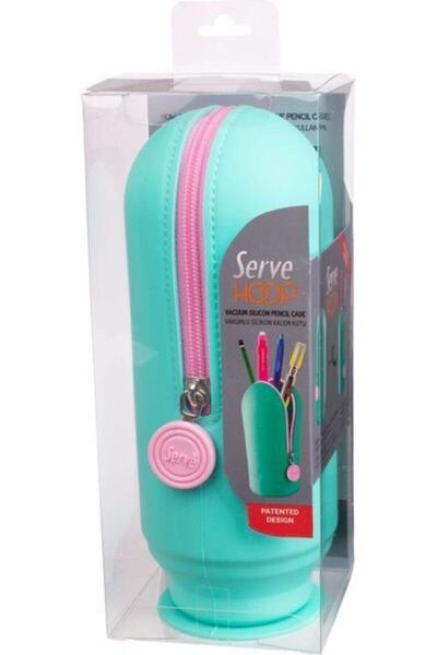 Serve Nane Yeşili Hoop Vakumlu Kalem Kutu -