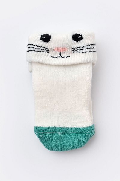 Biorganic Cunning Cat Towel Baby Socks 68375