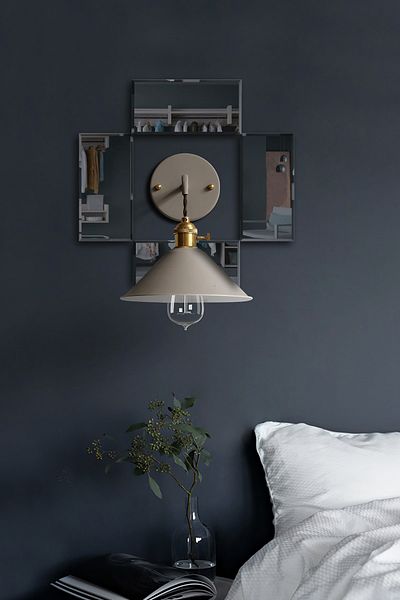 Decorita Sconce Mirror| Smoked Mirror| Set of 4| 12.5cm X 25cm