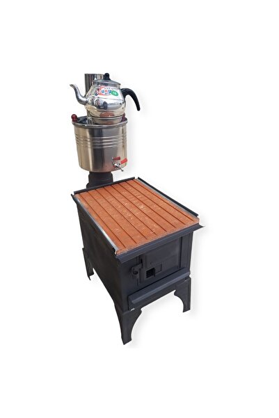 Essen Ticaret El Yapımı Toprak Mangal Soba Semaver Seti