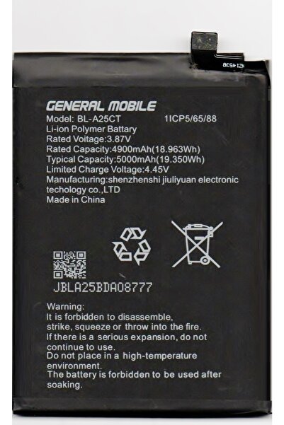 Paleon General Mobile Gm 21 Batarya Pil Bl-a25ct 5000 Mah