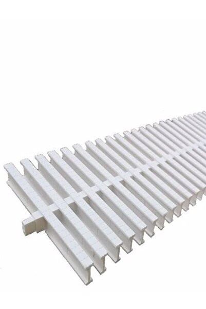 Alfa Tek Geçmeli Havuz Kenar Savak Izgarası 25 Cm (10 Metre)