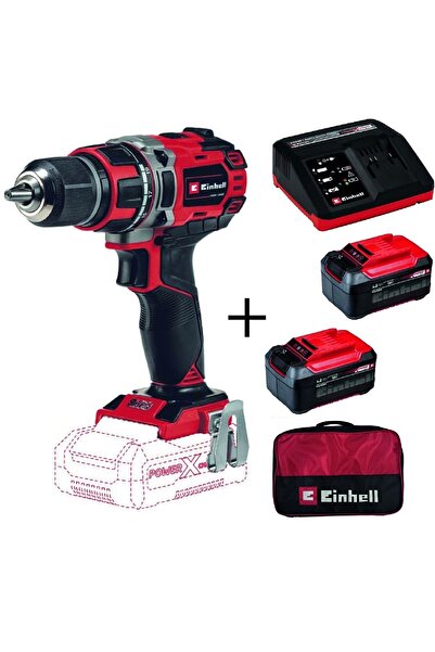 Einhell Te-cd 18/50 Li Bl Akülü Vidalama + 2x5,2 Ah Akü + Fastcaherger + Bez ...