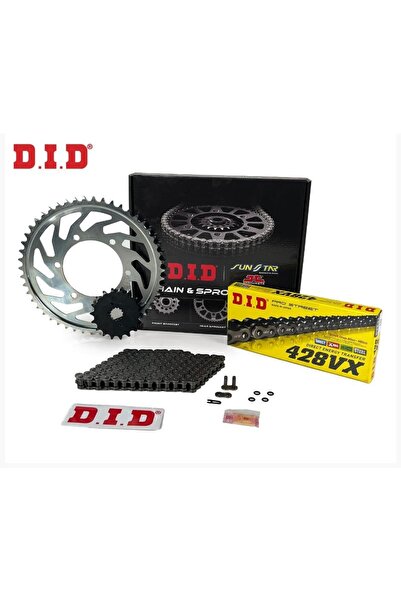 D.I.D Did 428vx-jt 2018-2021 Honda Cb 125 R Uyumlu Zincir Dişli Set Çelik Renk