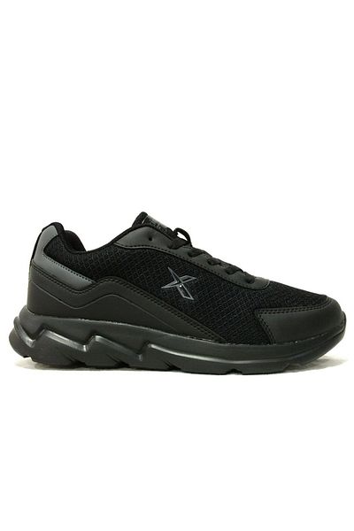Kinetix Black Lace-up Running Sneakers Sports Shoes