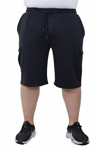 Starbattal Plus Size Commando Pocket Combed Cotton Shorts 23602 Navy Blue