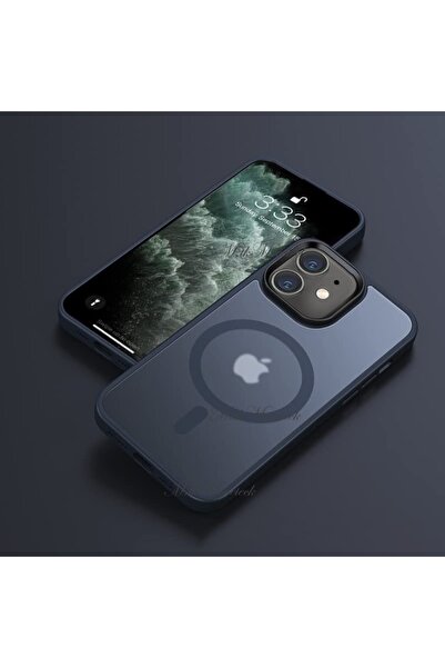 m.tk moveteck Iphone 11 Kılıf Mat Magsafe Wireless Şarj Destekli Hassas Buton...