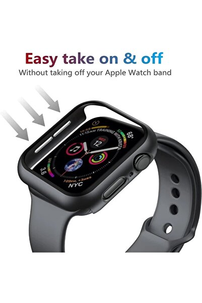 mimtec Watch 2 4 5 6 Se 40mm Compatible Case Case and Screen Protector 360 Full Protection Cover