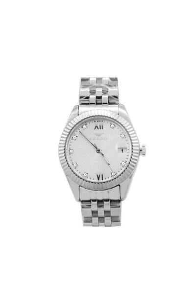 Tesbihane Silver Color Steel Cord Women's Wristwatch Th-f21924a-a