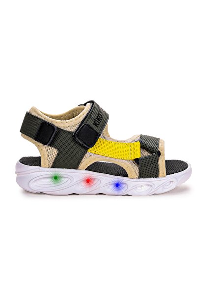 Kiko Kids 103 Lighted Daily Boys Velcro Sandals Shoes