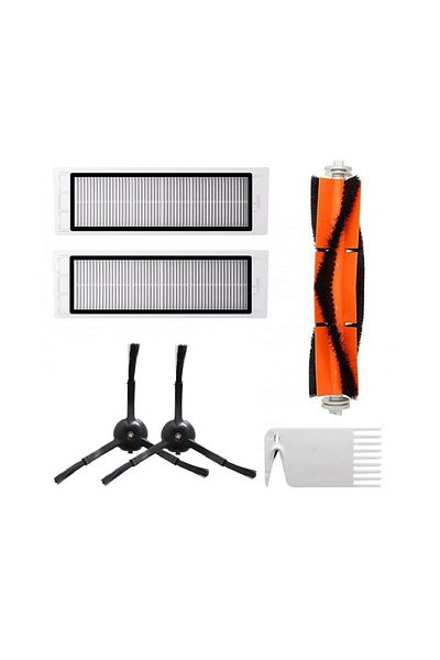 Roborock Black S5, S50 and S55 Compatible Set - 6 Pieces