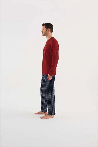 U.S. Polo Assn. Βάση. Σετ ανδρικών πιτζάμες με μακριά μανίκια Polo Us18638-s