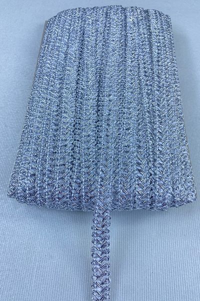 Hobigram Silver Glittered Ram Horn Water Stone Decorative Ribbon – Decorative Ribbon, Stylish Design, Women's Accessory – D