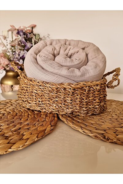 TİLLEM HOME 4 Katlı Multi Müslin Çok Amaçlı Bürümcük Dokulu %100 Pamuk Kumaş