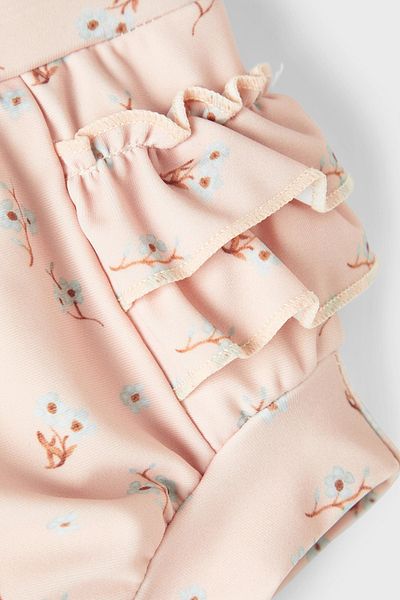 Lil' Atelier Badeanzug - Rosa - Geblümt