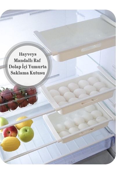 Hayveys حامل بيض مزلاج عملي مكون من 15 قطعة في صندوق تخزين البيض (D-32)