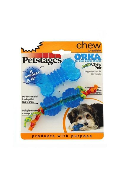 PetStages Petite Orka Dog Chewing Toy 2 Pieces