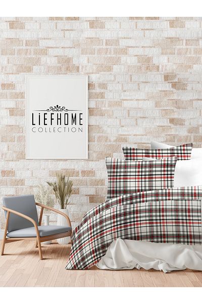 Lief Home Flannel Fabric Double Duvet Cover Set| 100% Cotton/cotton