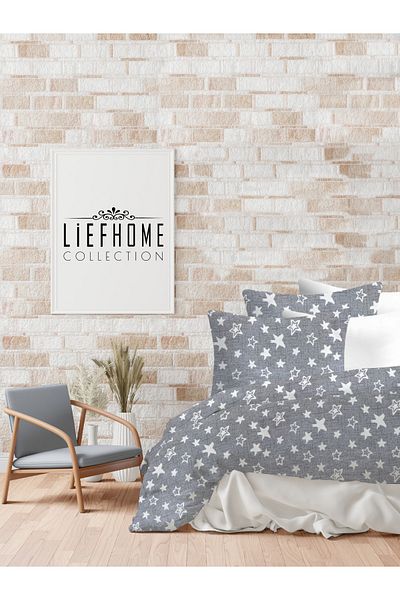 Lief Home Σετ Παπλωματοθήκη Διπλό από Φανελένιο Ύφασμα |   100% βαμβάκι/βαμβάκι