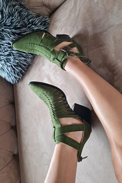 Topukla Footwear 019 1007 Topukla Kadın Süet Yazlık Bot