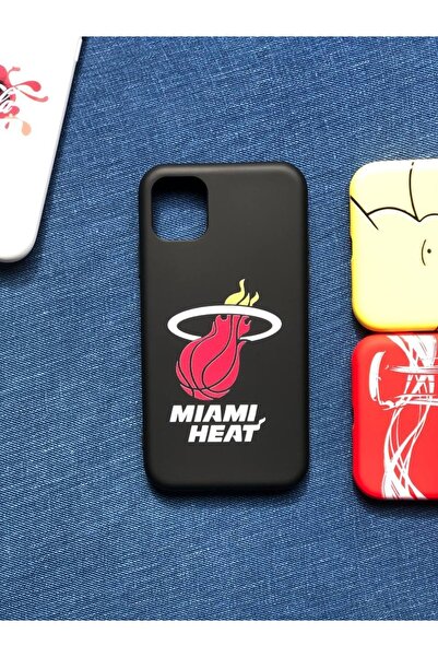 izzytech حافظة إطلاق بنمط ميامي هيت متوافقة مع موديلات آيفون 11 برو ماكس