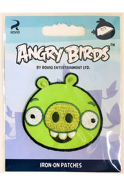 Angry Birds Iron-Stick Woven Crest - Patch - Patch -leonard- (Original Licensed Product)