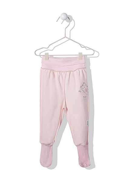 Bebetto Pink T2971 Teddy Bear Socks Single Bottom 0-12 Months